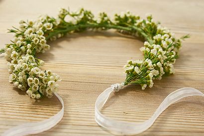 Comment faire une fleur Couronne, bricolage Couronne de Fleur, Pétale Parler