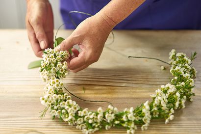 Comment faire une fleur Couronne, bricolage Couronne de Fleur, Pétale Parler