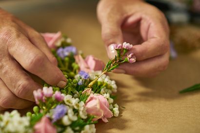 Comment faire une fleur Couronne, bricolage Couronne de Fleur, Pétale Parler