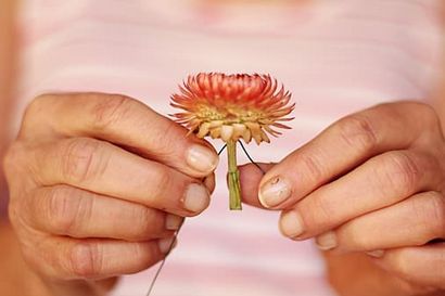 Comment faire une couronne de fleurs tête