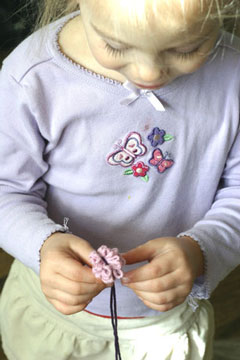 Comment faire une fourche Fleur, Crochet de jardin (fourchette) Comment faire une fourche Fleur, Crochet jardin