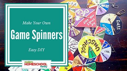 Comment faire un jeu de Spinner - Modern Family Homeschool