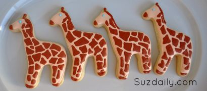 Comment faire une girafe Cookie, Suz quotidien