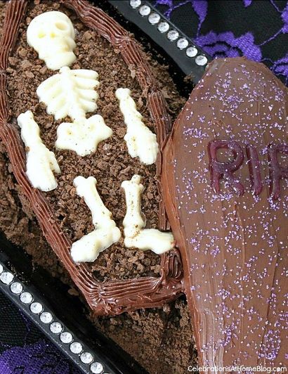 Wie man eine Halloween Coffin Cake Make - Feste zu Hause