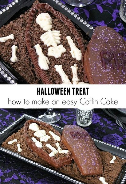 Wie man eine Halloween Coffin Cake Make - Feste zu Hause