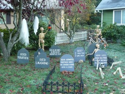 Comment faire un cimetière Halloween, hubpages