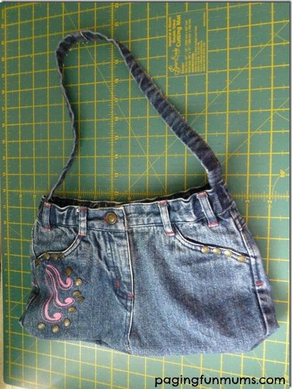 Comment faire un sac à main en utilisant une paire de jeans - Fun radiomessagerie Mamans