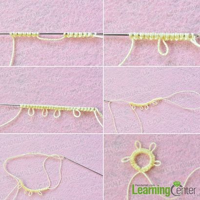 Comment faire une amitié chaîne jaune fleurs à la main Bracelet avec perles blanc perle