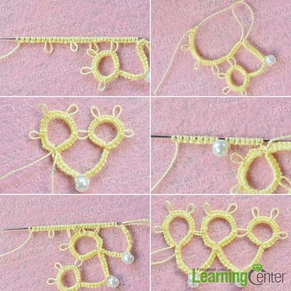 Comment faire une amitié chaîne jaune fleurs à la main Bracelet avec perles blanc perle