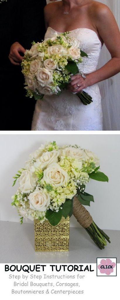 Wie man eine Hand gebunden Wedding Bouquet