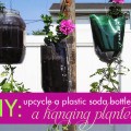 Comment faire un planteur accroché avec une bouteille de soda en plastique recyclé comment faire un planteur de bouteille de boisson gazeuse