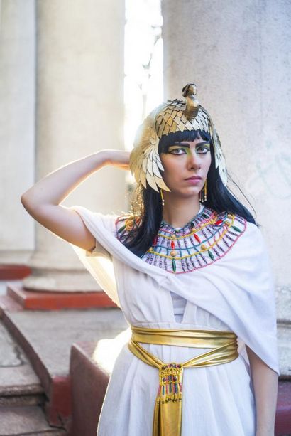 Wie man ein hausgemachtes ägyptisches Kostüm - 8 Schritte