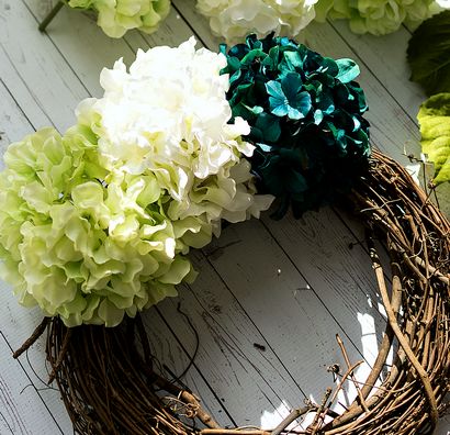 Comment faire une couronne Hydrangea