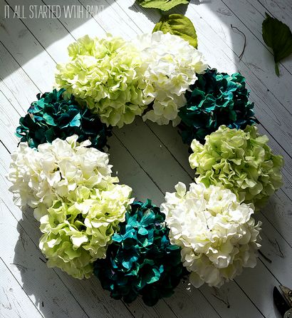 Comment faire une couronne Hydrangea