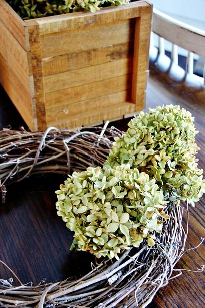 Comment faire une couronne de fleurs Hydrangea - Thistlewood Ferme