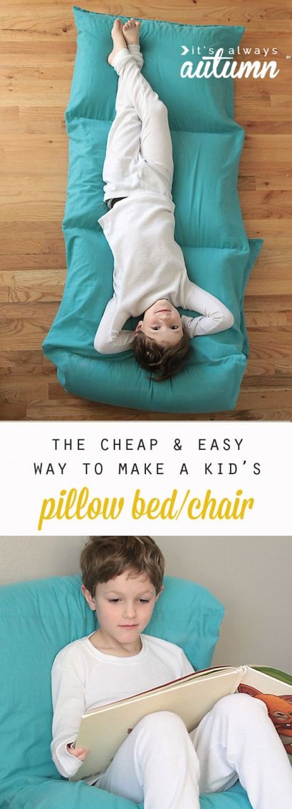 Wie man ein Kinder - Kissen Bett der einfachste - billigsten Weg - It - s Always Herbst