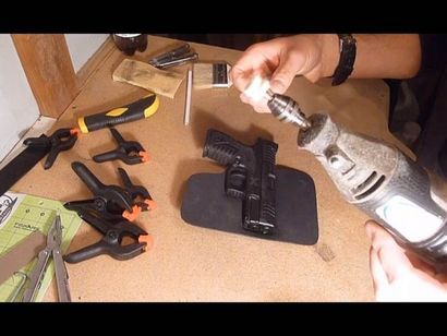 Comment faire un Kydex Holster pour un pistolet de bricolage 4 étapes