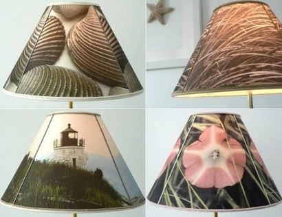 Wie man einen Lampion mit Fotos Stoffe Transfers - Komplett Coastal