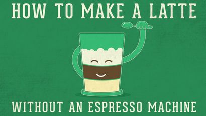 Wie ein Latte Ohne eine Espresso Maschine machen