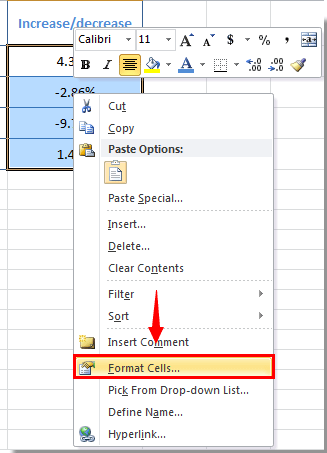 Comment faire tous les nombres négatifs en rouge dans Excel