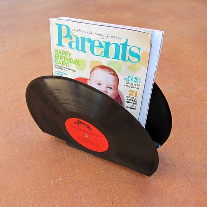 Comment faire un porte-revues avec Vinyl Records - Morena - Corner