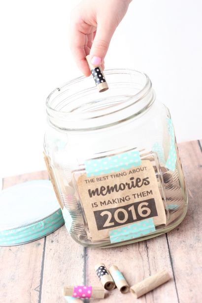 Wie ein Speicher Jar für 2016 Make - Andrea s Notebook