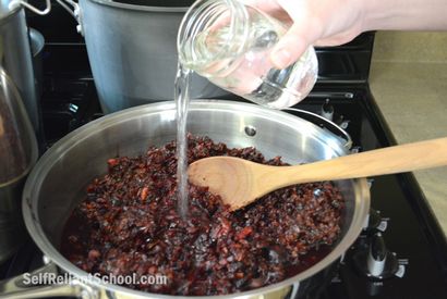 Comment faire et peut confiture de cerises - école autosuffisantes