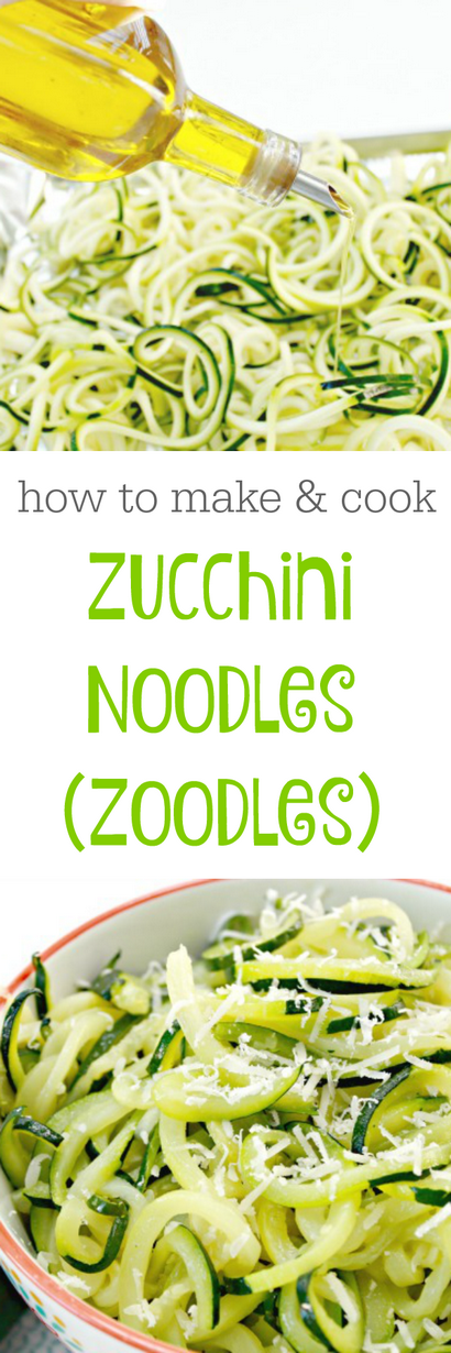 Comment faire et cuire Zoodles - Zucchini Noodles - Maman 4 Real