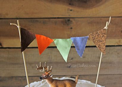 Comment faire un Bunting facile forme de gâteau - Rose Bakes