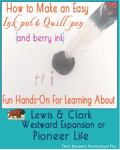 Wie man eine einfache Tintenfass - Quill Pen mit Berry Ink