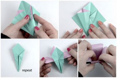 Wie eine Easy Origami Blume zu machen!