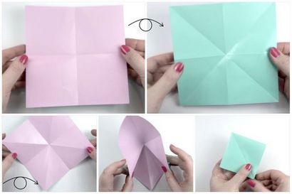 Wie eine Easy Origami Blume zu machen!