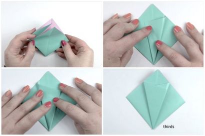 Comment faire un simple Origami Fleur!