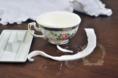 Comment faire une forme de gâteau comestible tasse de thé sur craftsy