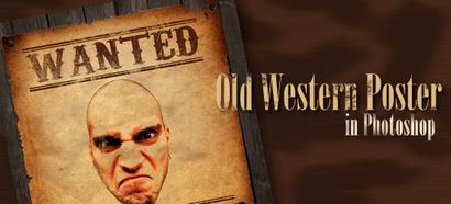 Wie ein Old Western Wanted Poster in Photoshop Stellen