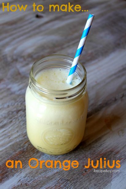 Comment faire un Orange Julius, RecipeBoy