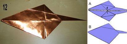 Wie ein Origami Drachen 10 Schritte, um