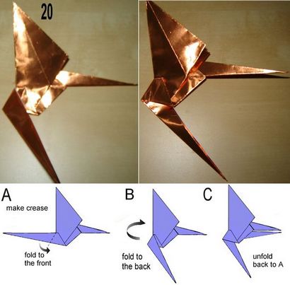 Wie ein Origami Drachen 10 Schritte, um