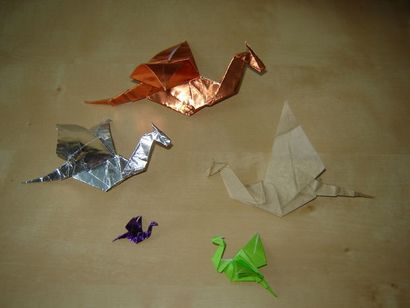 Comment faire un dragon Origami 10 étapes