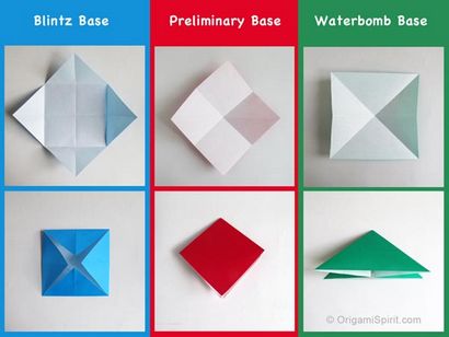 Wie ein Origami-Frosch -Origami Bases machen