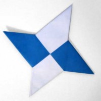 Wie ein Origami Ninja Star, Papercrafty Make