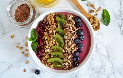 Comment faire un petit déjeuner Nutritif Smoothie Bowl - Durée de vie quotidienne