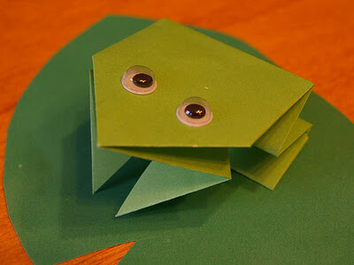 Wie man ein Origami Papier Jumping Frog Make - K4 Craft