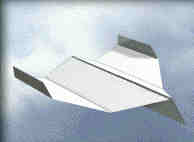 Wie man ein Papierflugzeug, Origami für Kinder