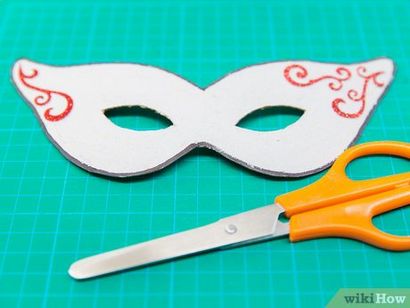 Comment faire un masque de papier 14 étapes (avec photos)