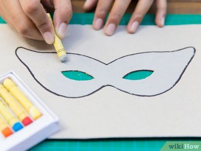 Wie man ein Papier 14 Steps Maske (mit Bildern)