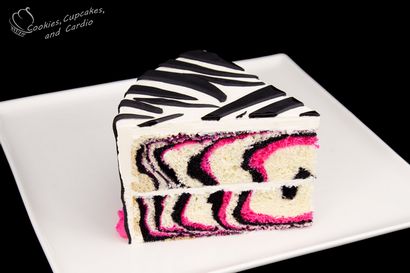 Wie ein rosa Zebra-Kuchen machen