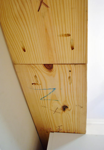 Comment faire un Planked bois de bureau contre, Jeune Maison Amour