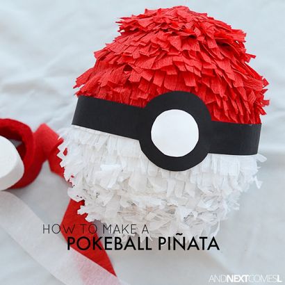 Wie ein Pokeball Pinata zu machen und als nächstes kommt L