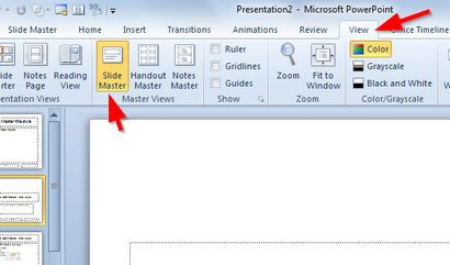 Wie man eine Powerpoint-Vorlage in MS Powerpoint 2010 (DIY) machen